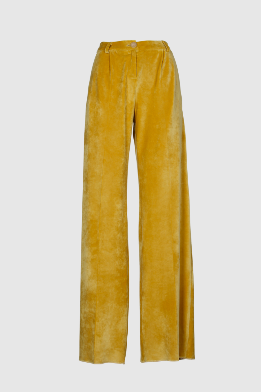 Gelbe Samthose – Modern, Auffällig & Bequem