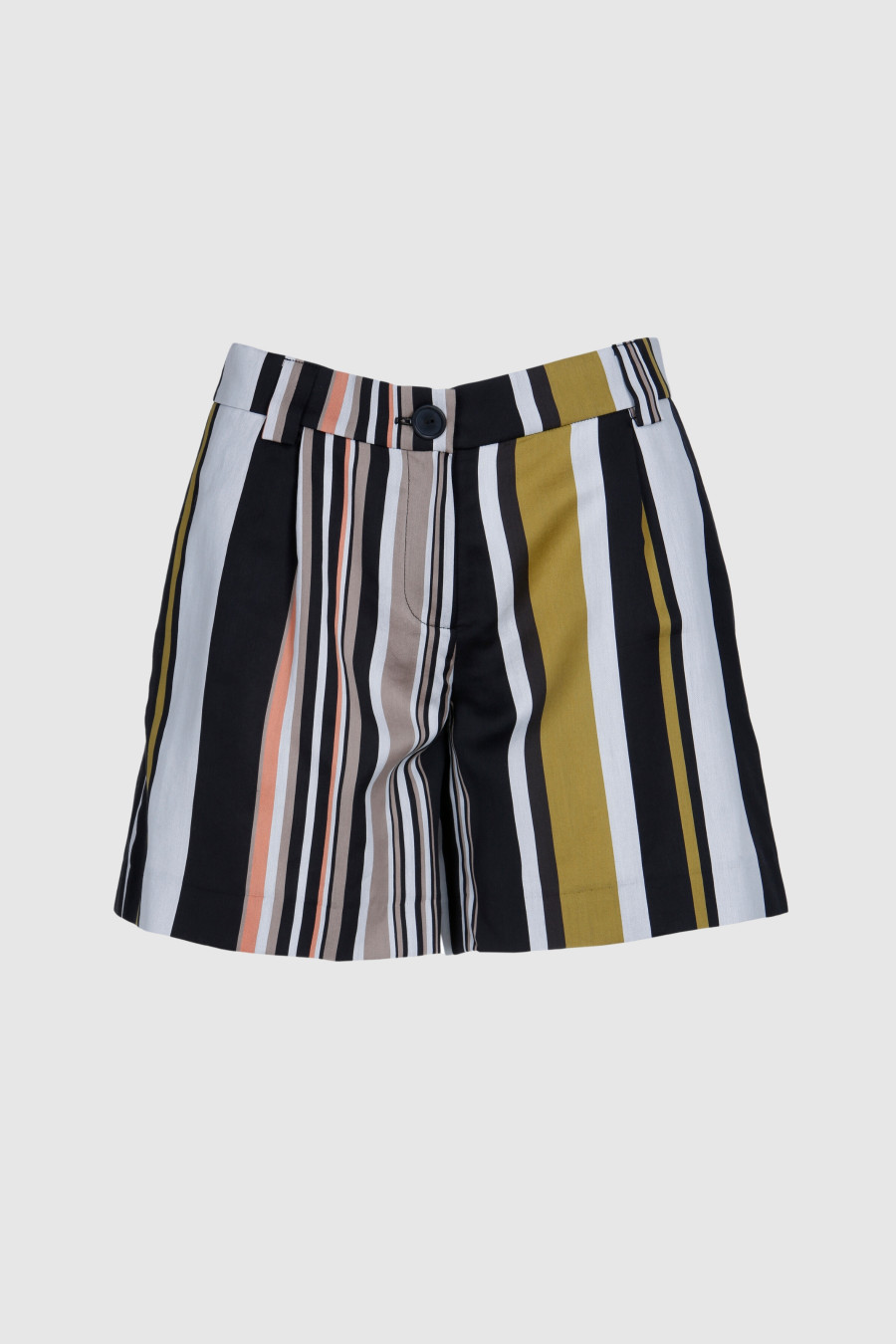 Cotton and silk shorty in Striped