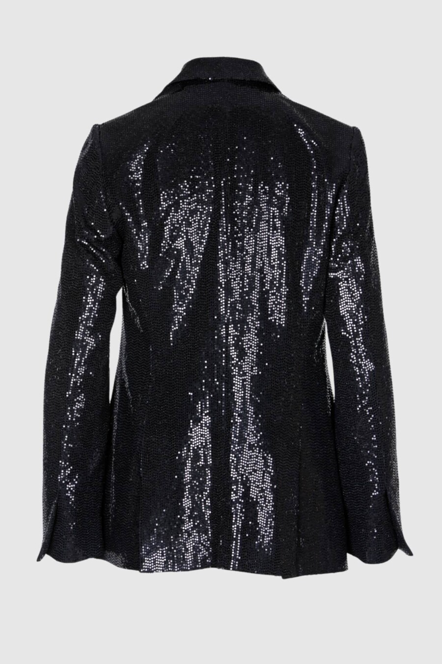 Blazer mit Pailletten in Schwarz