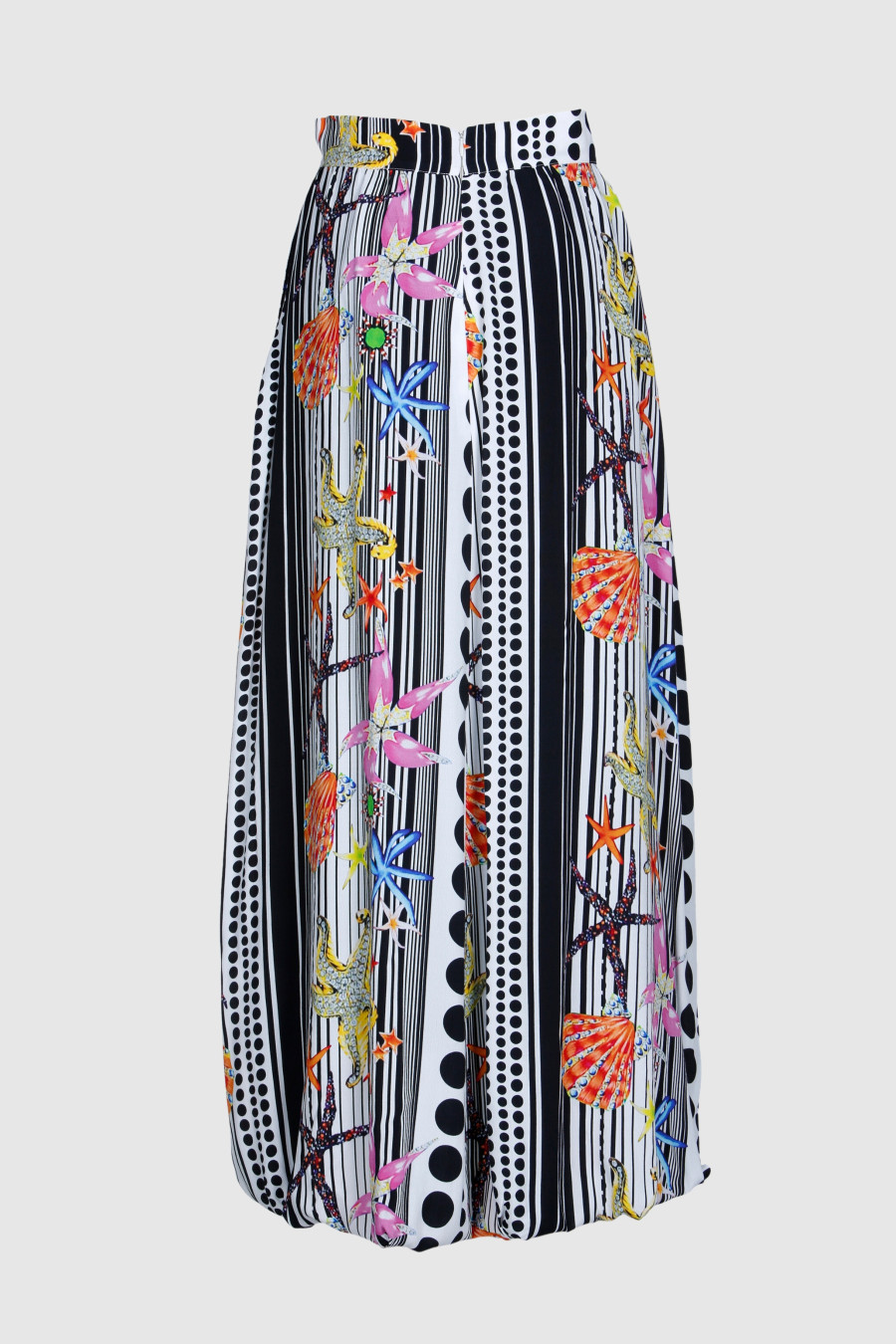 Silk and cotton skirt in Shell Beach