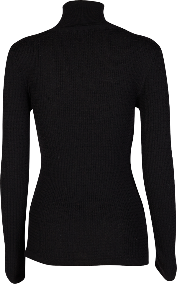 Rollkragen-Pullover in Schwarz – Bild 2