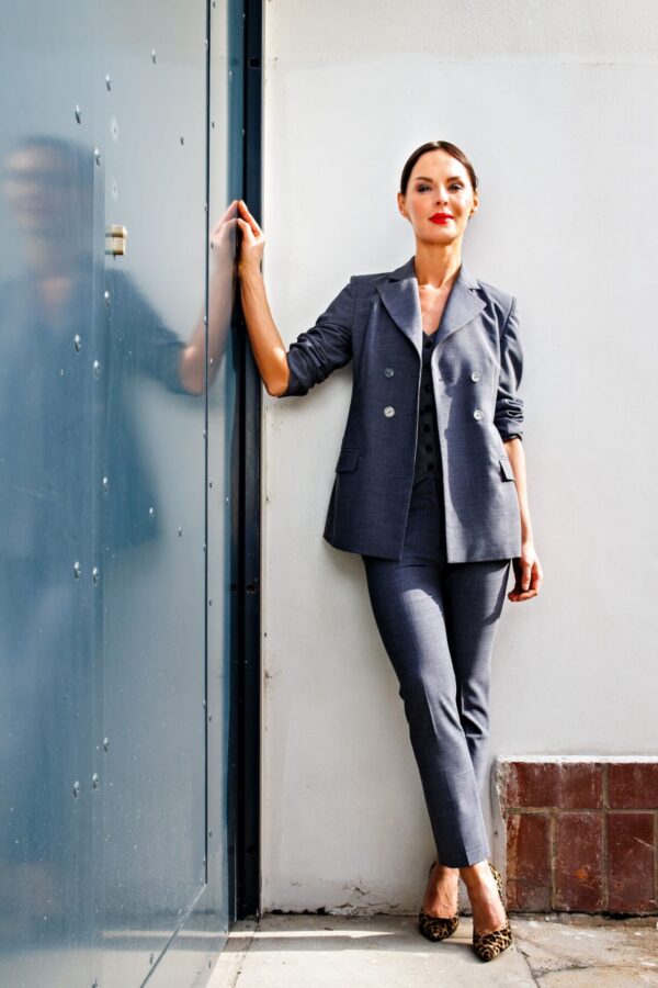 Damen Hose Roma grau 7 8