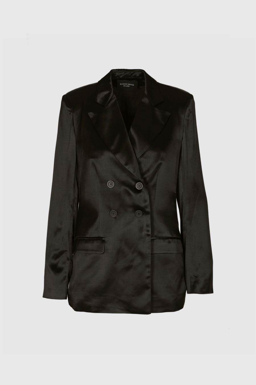 Zweireihiges Jackett in Schwarz