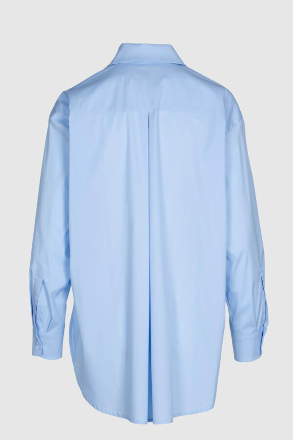 Oversized-Bluse in Blau – Moderne Eleganz mit lässigem Charme – Bild 4