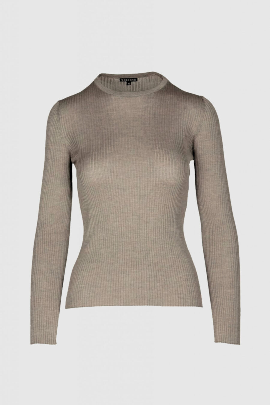 Pullover aus reiner Seide in creme