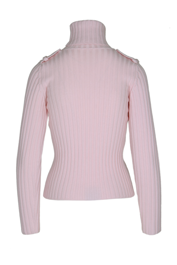 Figurbetonter Rollkragenpullover in Rosa – Stilvolle Eleganz mit kuscheligem Komfort – Bild 5