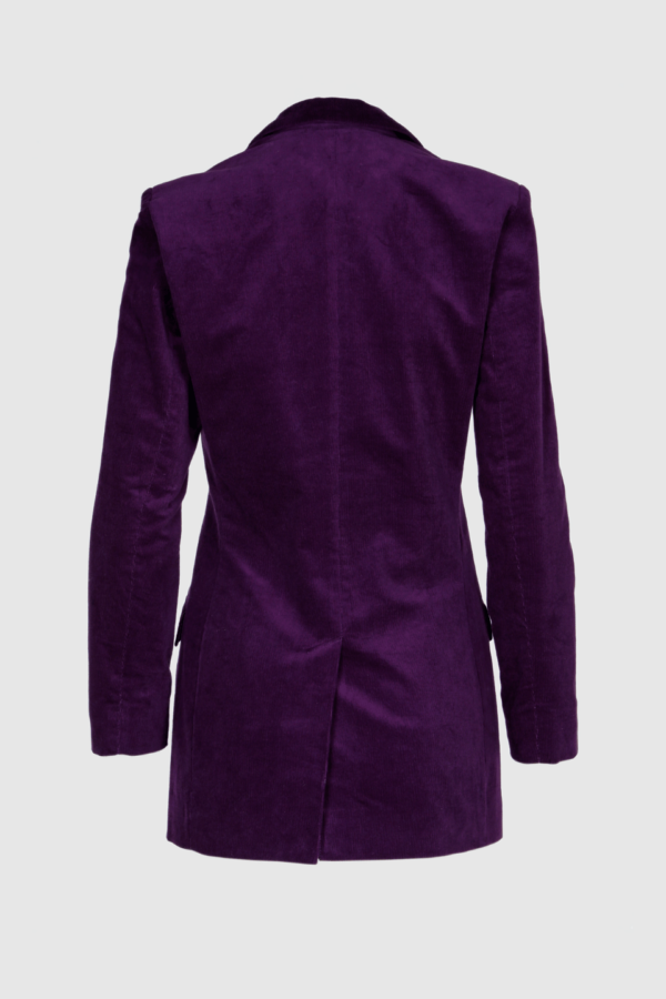 Blazer aus Cord in lila - Damen