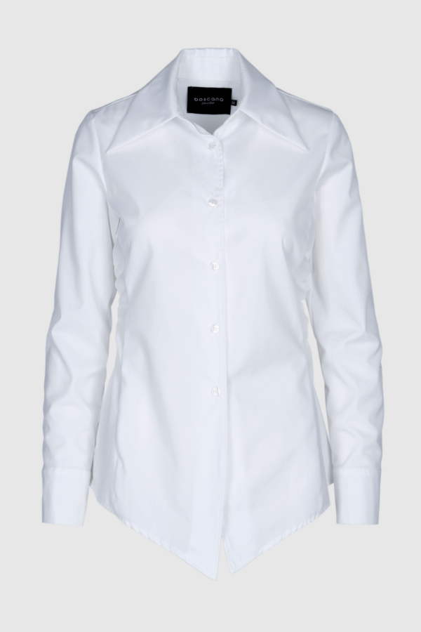 Damen Bluse Baumwolle weiß