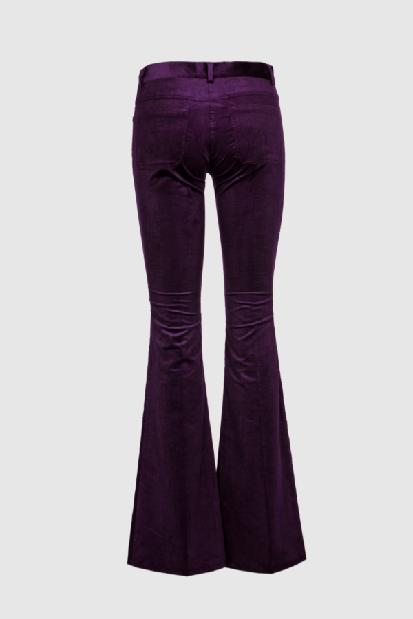 Damen Hose Cord in Lila