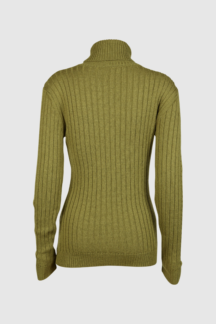 Pullover aus reiner Wolle in Olive Green