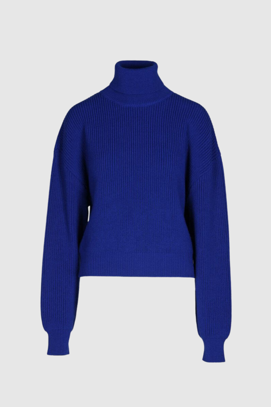 Pullover aus Wolle in Poseidon Blue