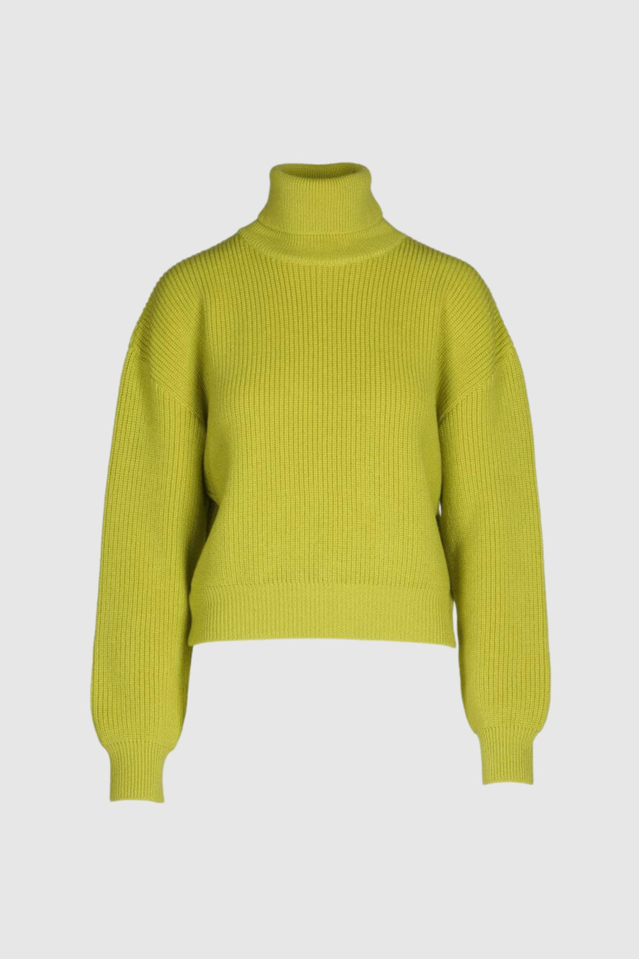 Pullover aus Wolle in Cyber Green