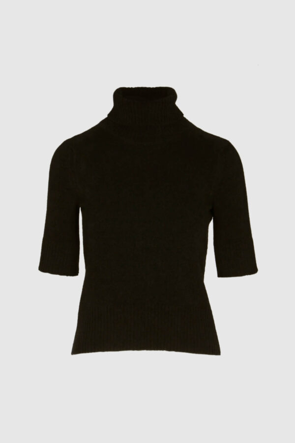 Pullover aus Baumwolle in schwarz