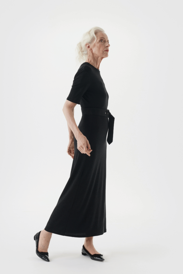 Kleid ältere Damen Schwarz