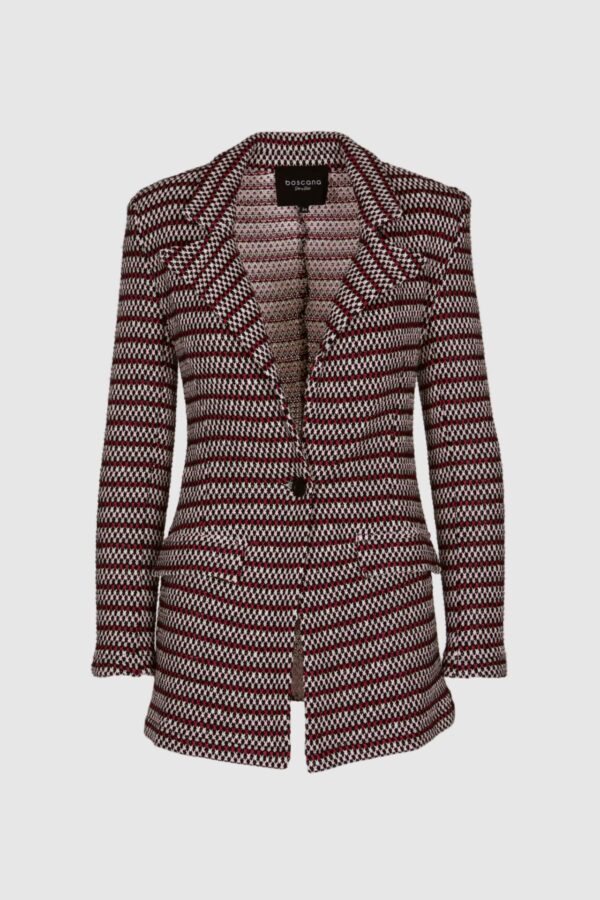 Blazer in pink und schwarz