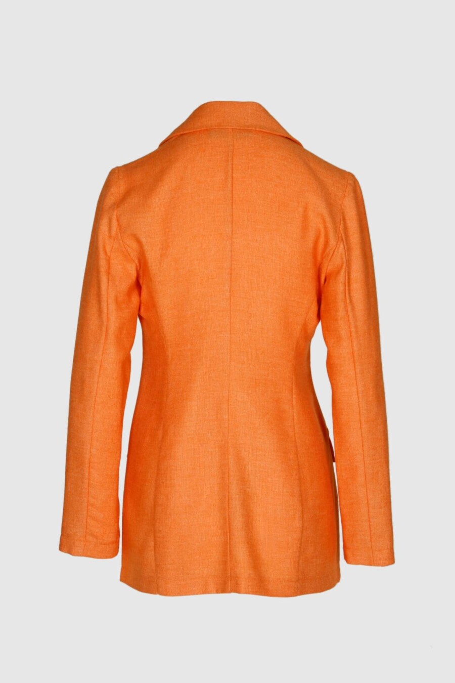Blazer aus leichter Baumwolle in Orange