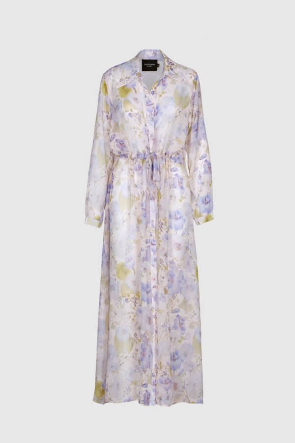 Kleid aus Seide im floralen Druck