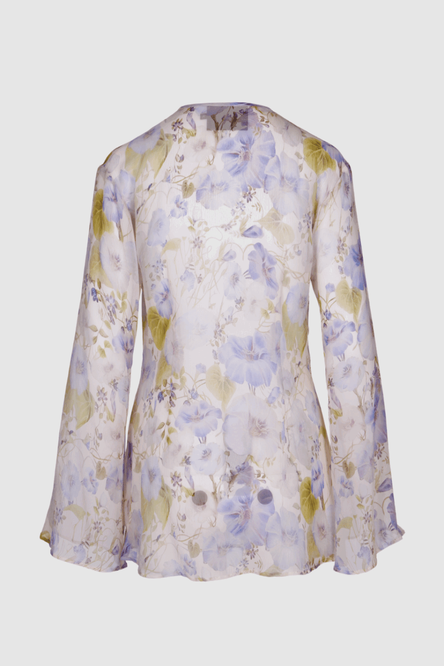 Damen Bluse lila und Beige aus Seide