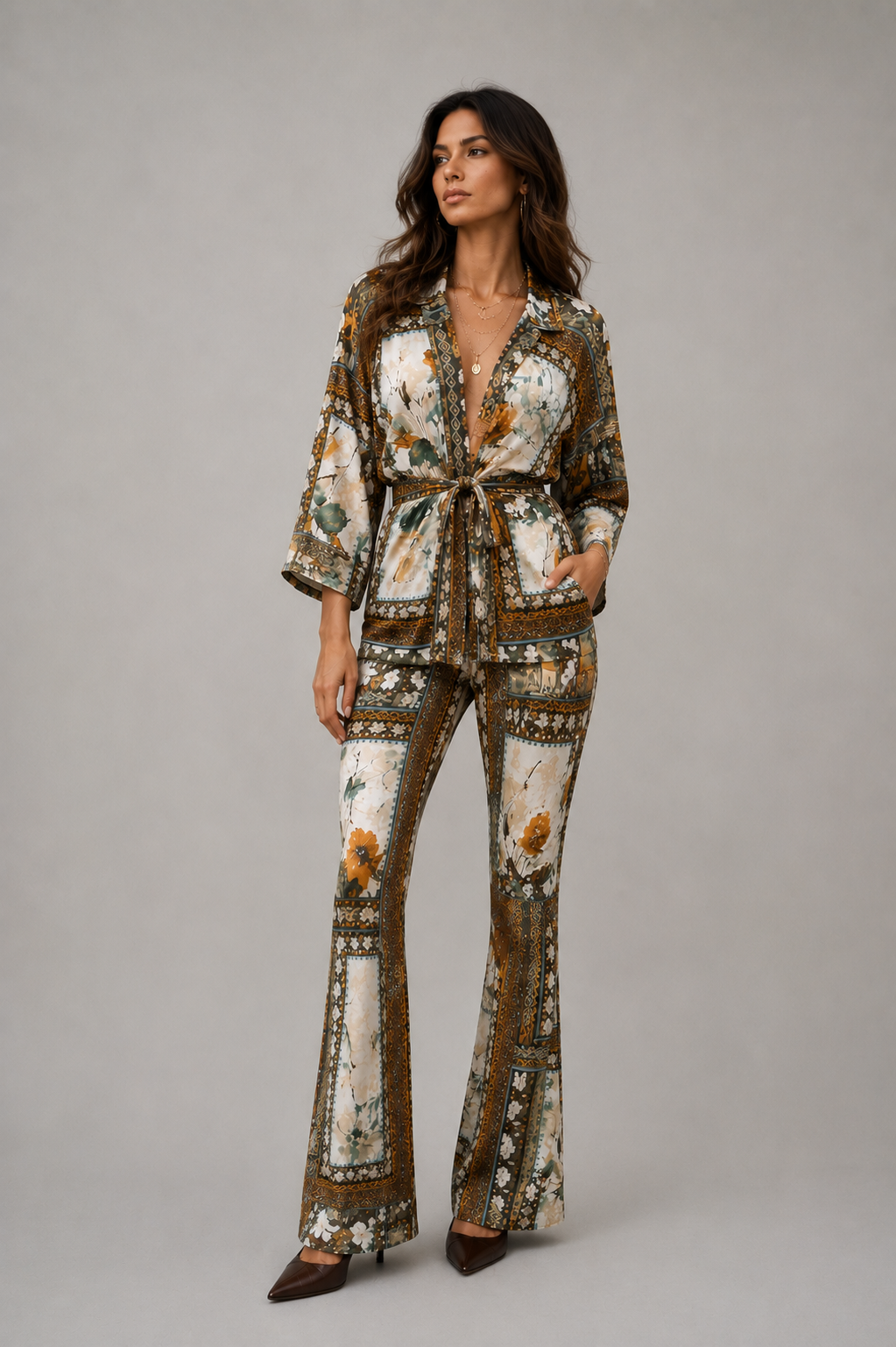 Cropped Kimono