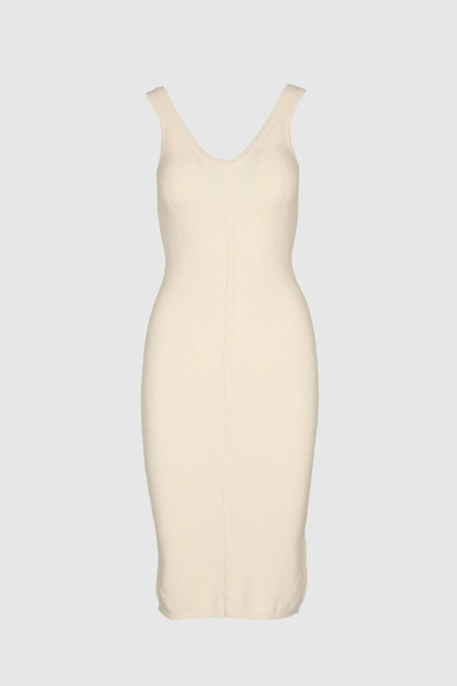 Kleid in Creme gestrickt