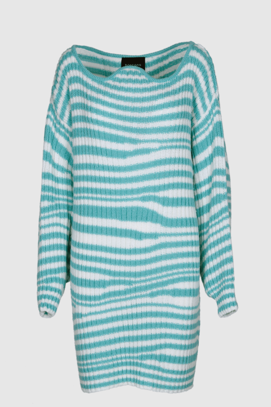 Gestreifter Pullover in blau-weiss Damen