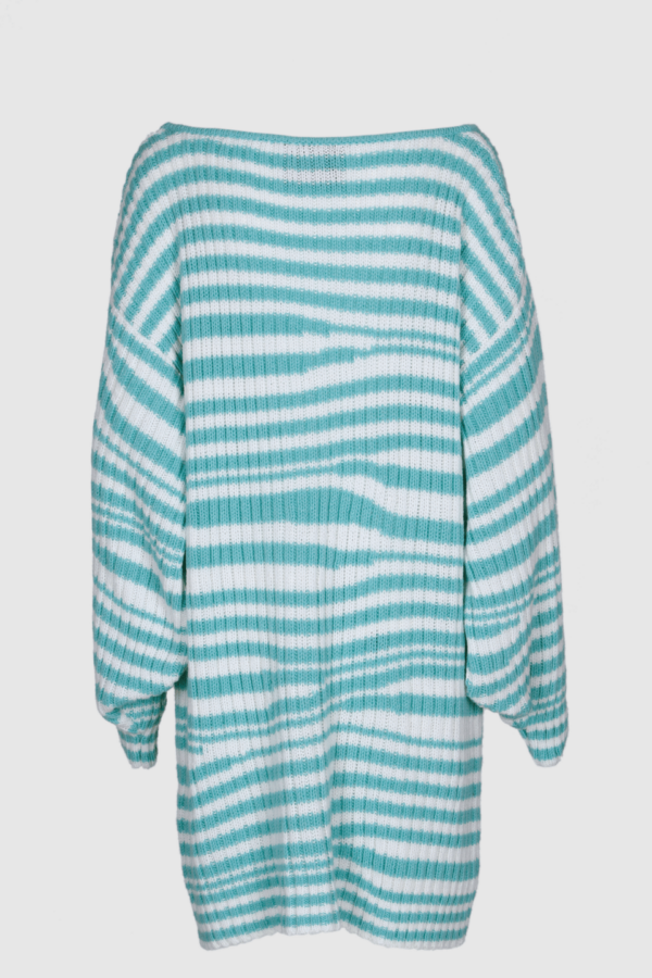 Gestreifter Pullover in blau-weiss Damen