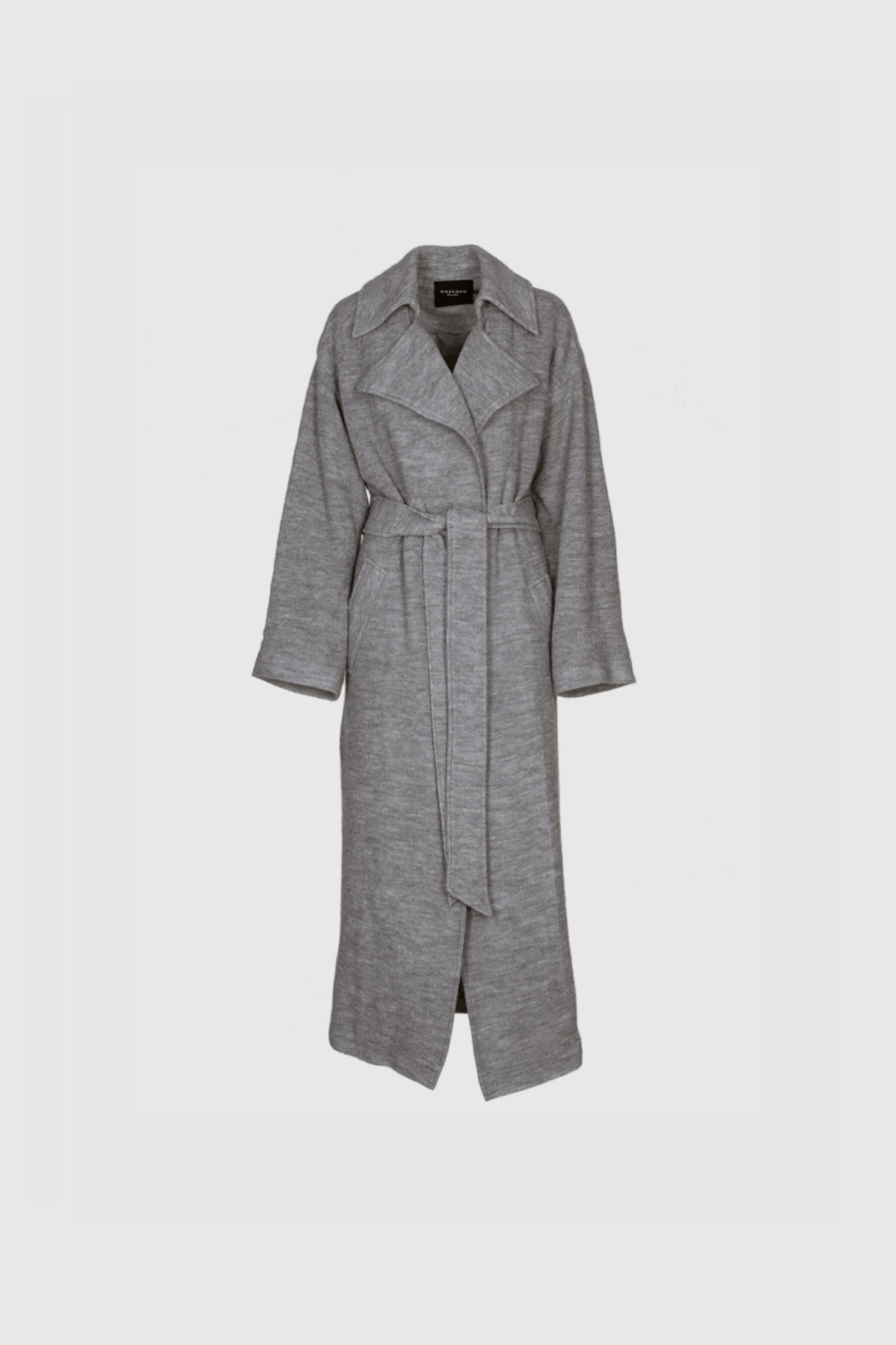 Oversized Woll-Trenchcoat mit Gürtel