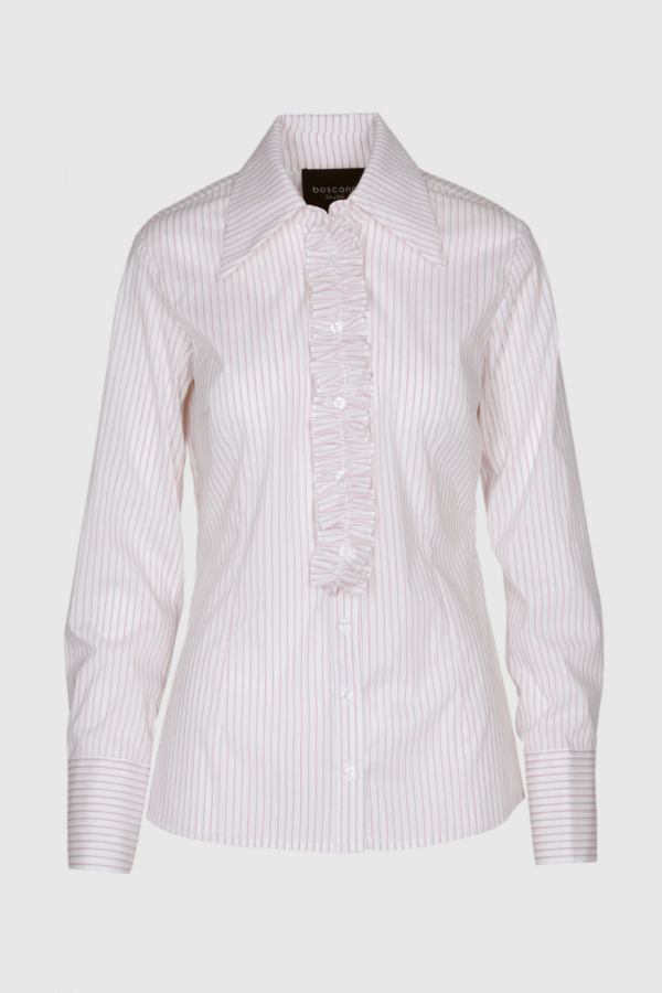 Bluse gestreift in rosa