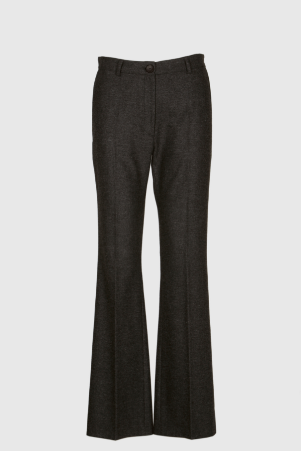 Damen Super leichte Wollhose in anthrazit