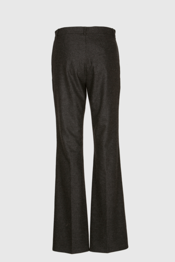 Super leichte Wollhose in anthrazit Damen