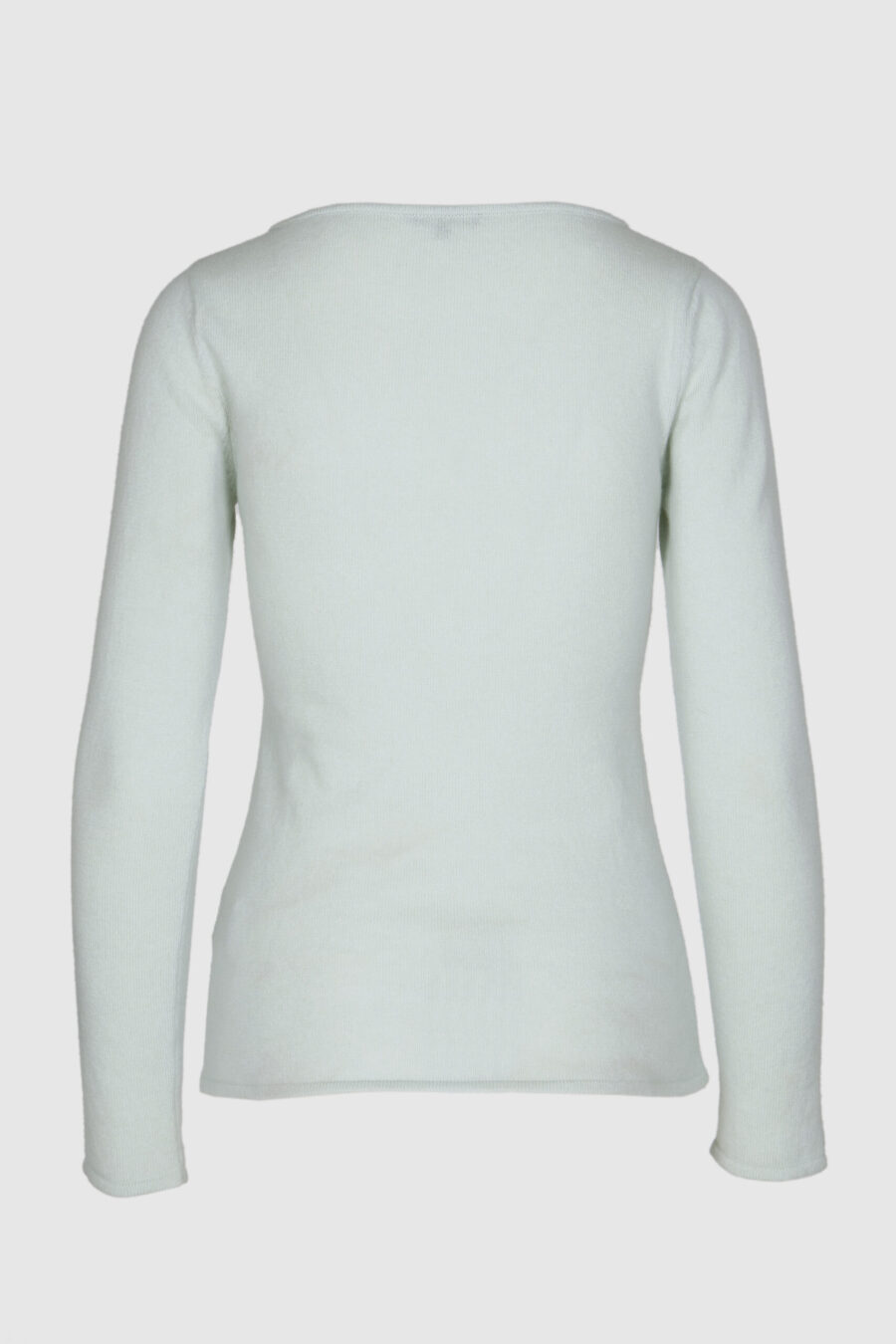 schmaler Pullover aus reinem Kaschmir in lindgrün