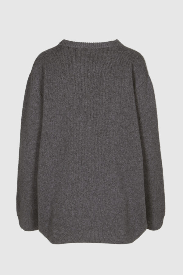 Pullover Kaschmir Herren grau