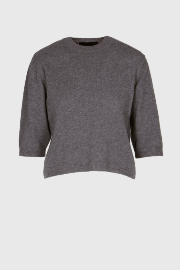 Kaschmir Pullover in grau Damen