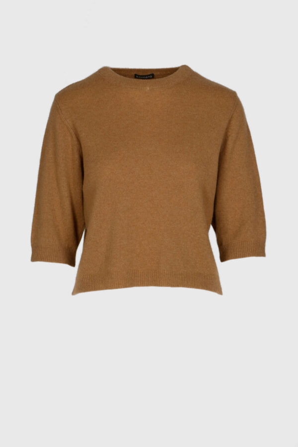 Kaschmir Pullover in karamel