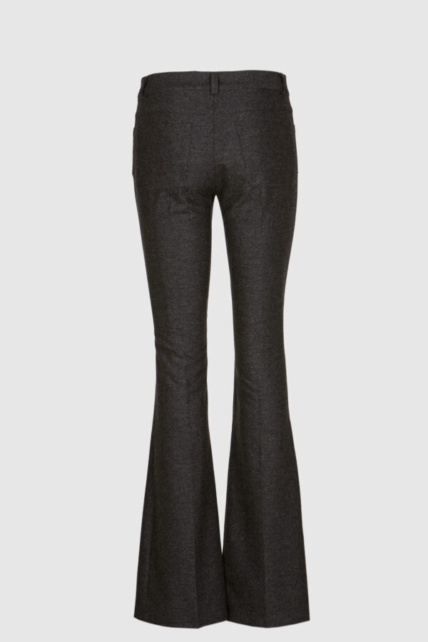 Damen Hose Gollo aus Schurwolle in anthrazit