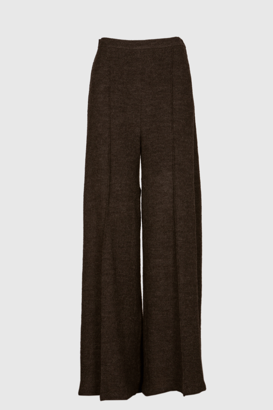 Damen Hose Wolle Braun