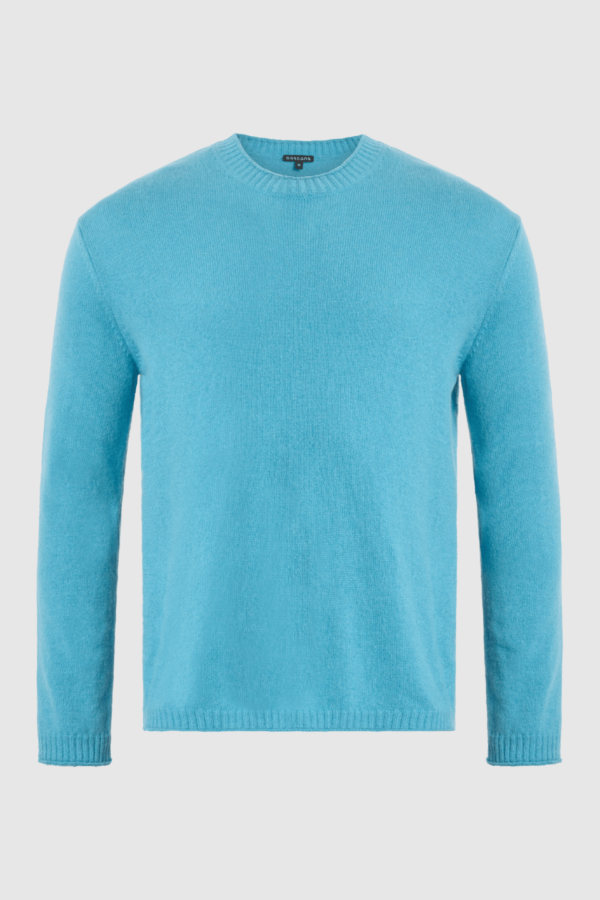 Kaschmir Pullover Hellblau Herren