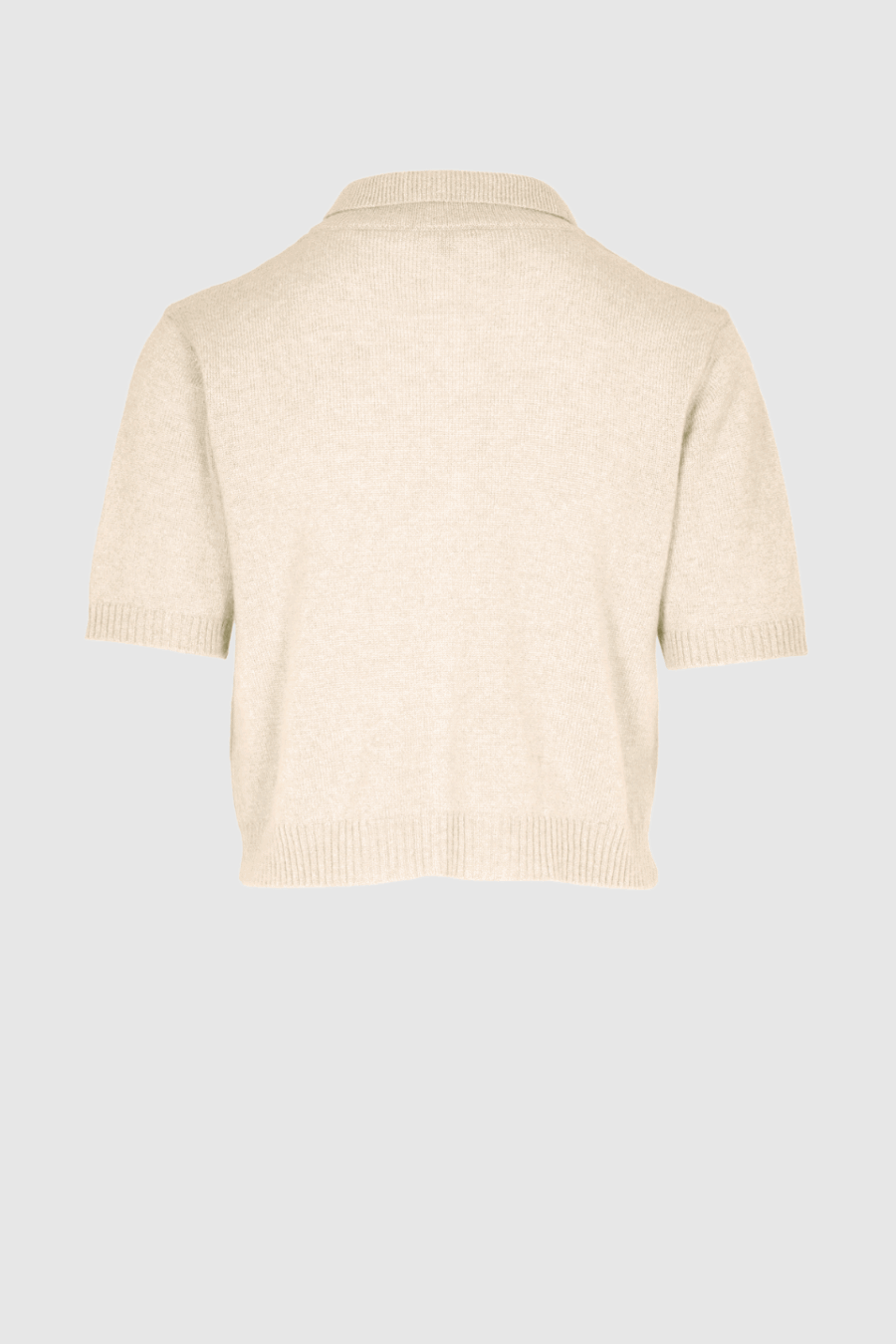 Damen Kaschmir Pullover creme Rückseite