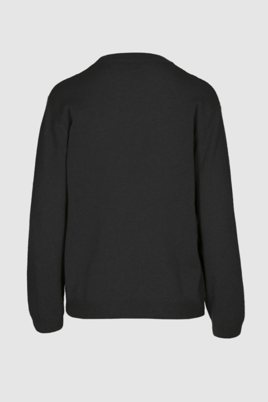 Pullover aus Kaschmir in Anthrazit Back
