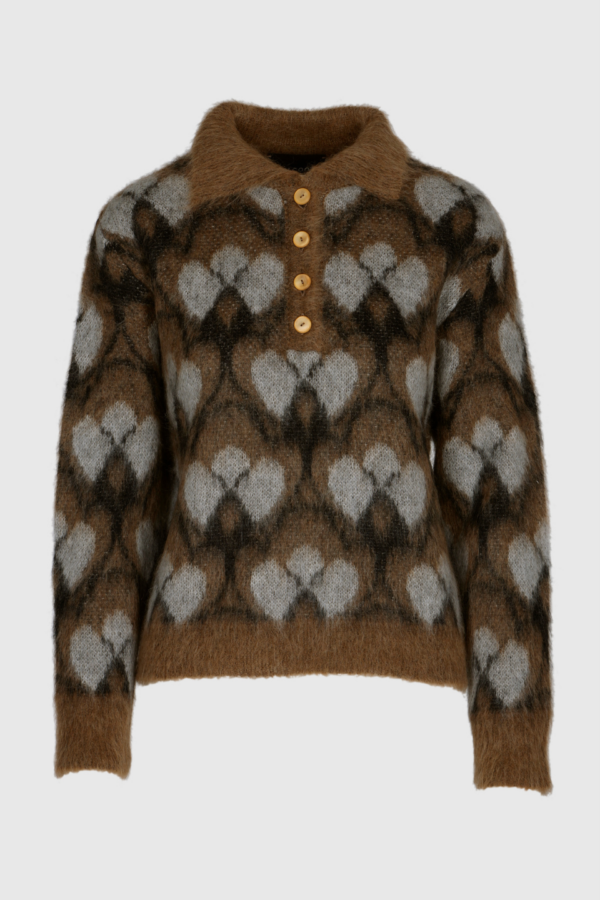 Exklusiver Mohair-Pullover