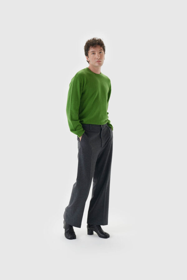 Kaschmir Herren Pullover Pax in grün