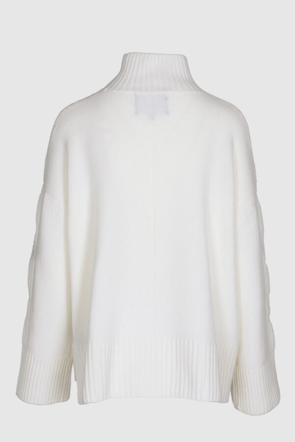 Kaschmirpullover in Off White – Bild 2