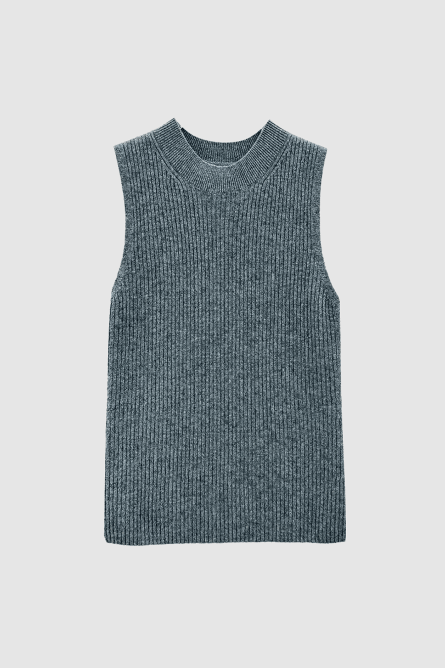 Kaschmir Pullunder in Grau