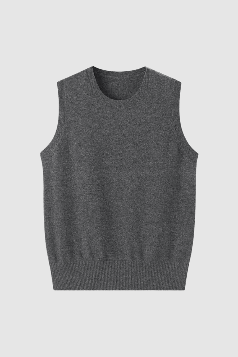 Kaschmir-Vestover in Grau