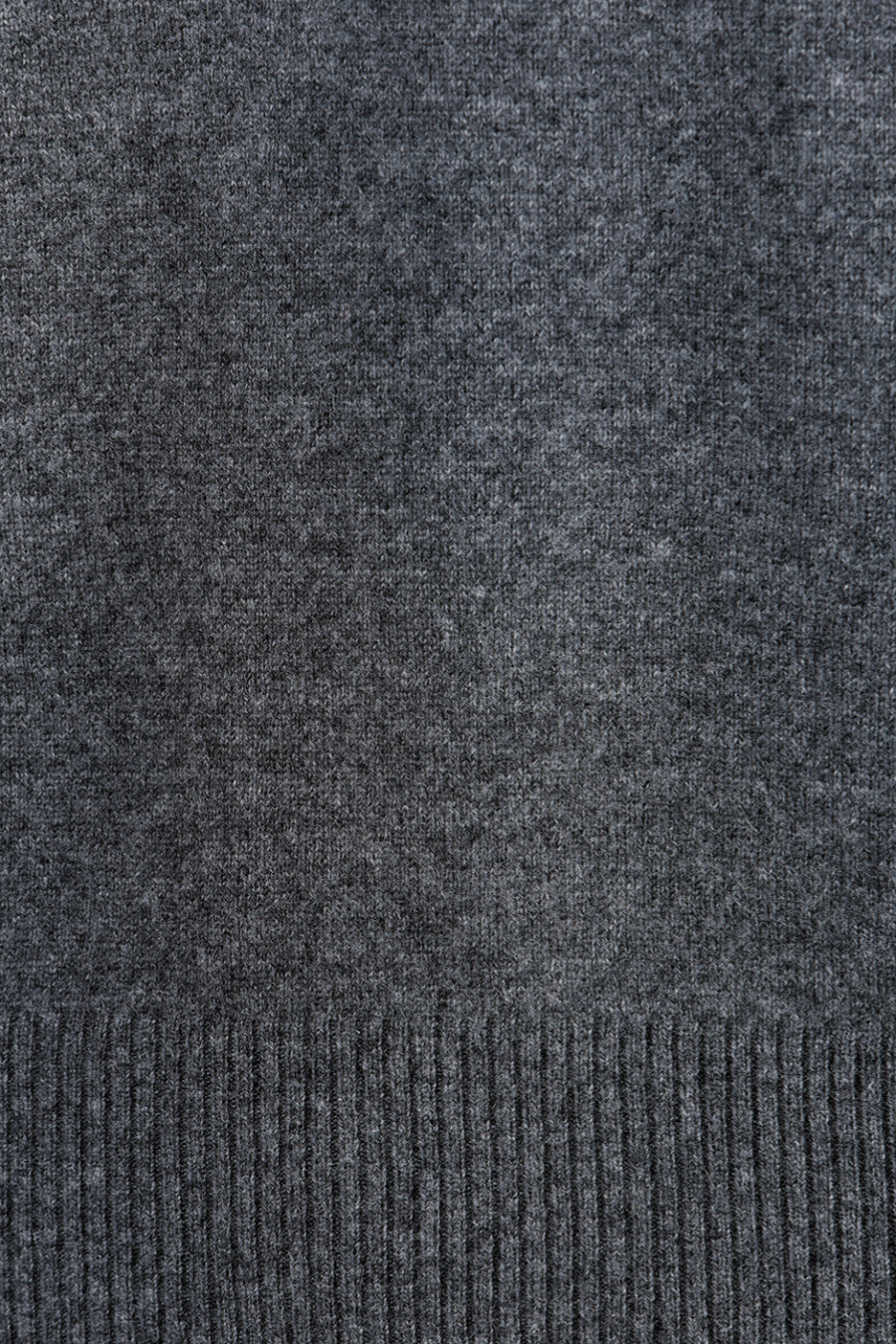 Stoff Detail Kaschmir Pullunder Grau Damen