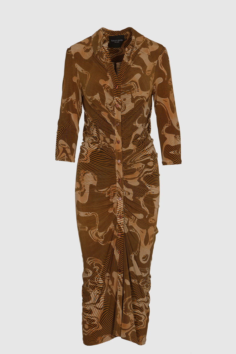 Kleid, transparentes Kleid, braunes Kleid,