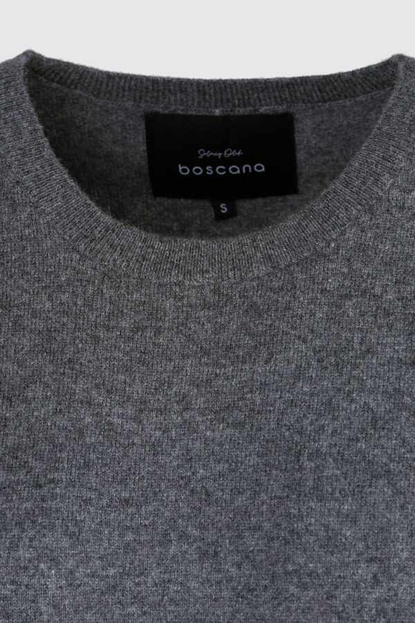 Kaschmir Pullover Herren Grau – Bild 3