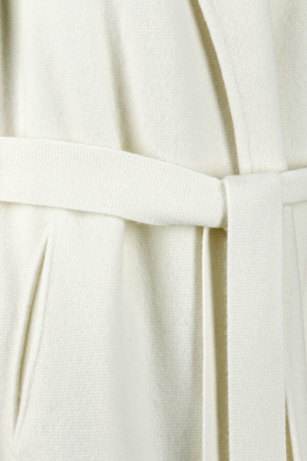 Strickmantel aus reinem Kaschmir Creme – Zeitlose Eleganz und Super Soft