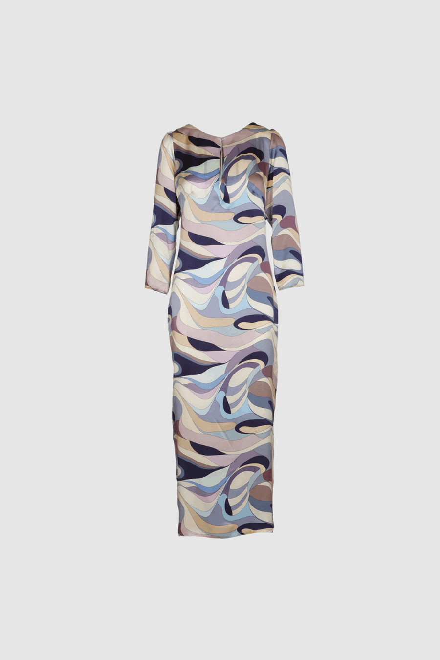 Maxikleid aus reiner Seide