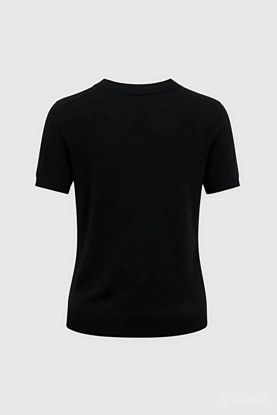 Schwarzes Strickshirt